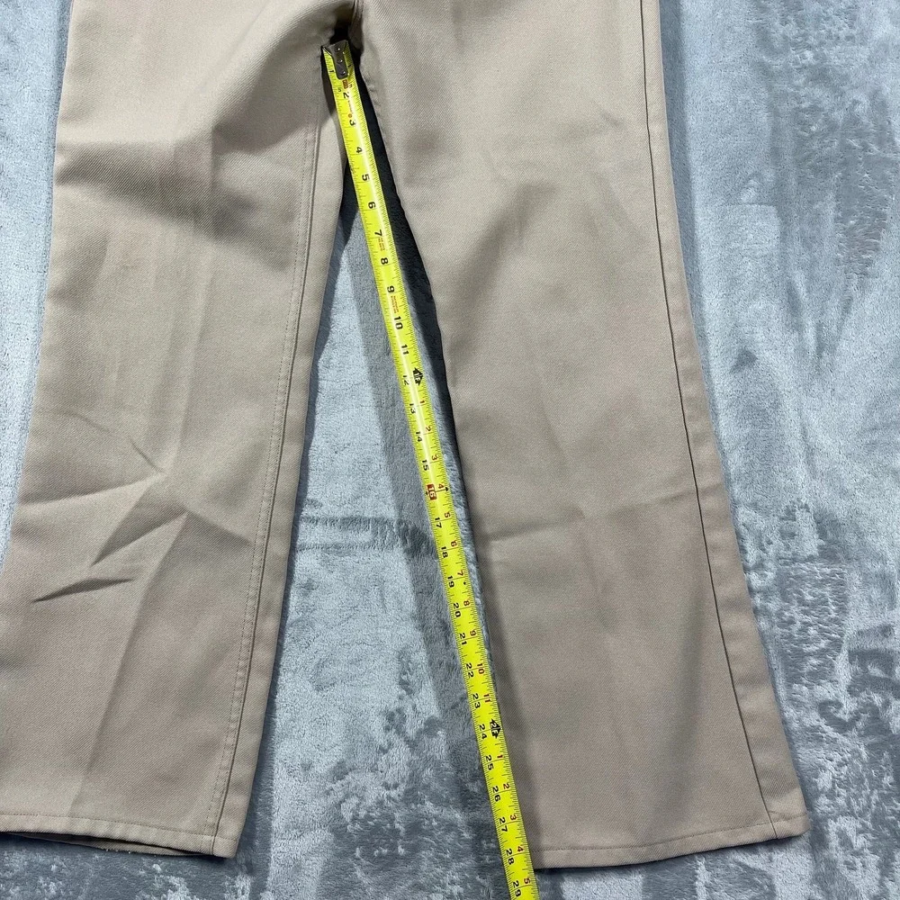 Levis Vintage Black Gold Tab Dacron Polyester Khaki  Mens‎ Pants 36(35)x30 USA